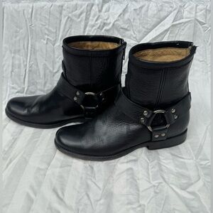Frye Black Leather Boots